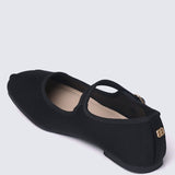 Faye FlexFit Comfy Ballerina In BlackBallerina - myballerine