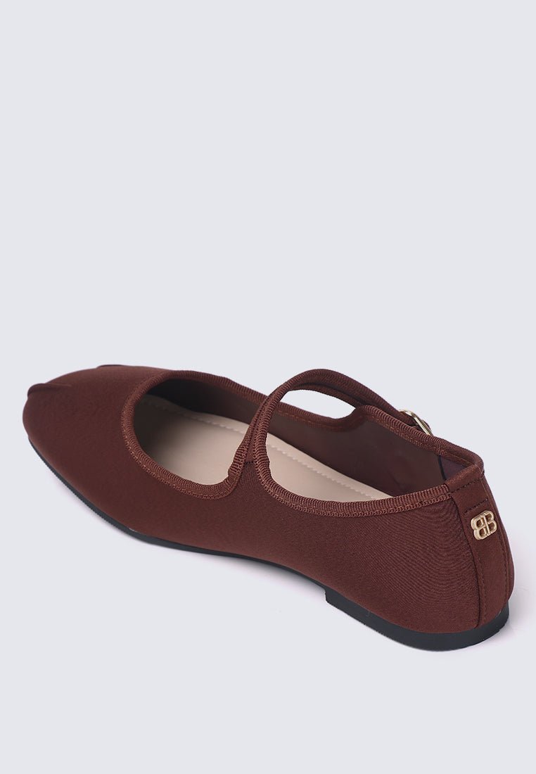 Faye FlexFit Comfy Ballerina In EspressoBallerina - myballerine