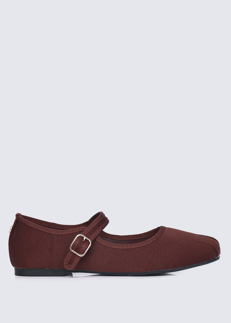 Faye FlexFit Comfy Ballerina In EspressoBallerina - myballerine