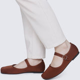 Faye FlexFit Comfy Ballerina In EspressoBallerina - myballerine