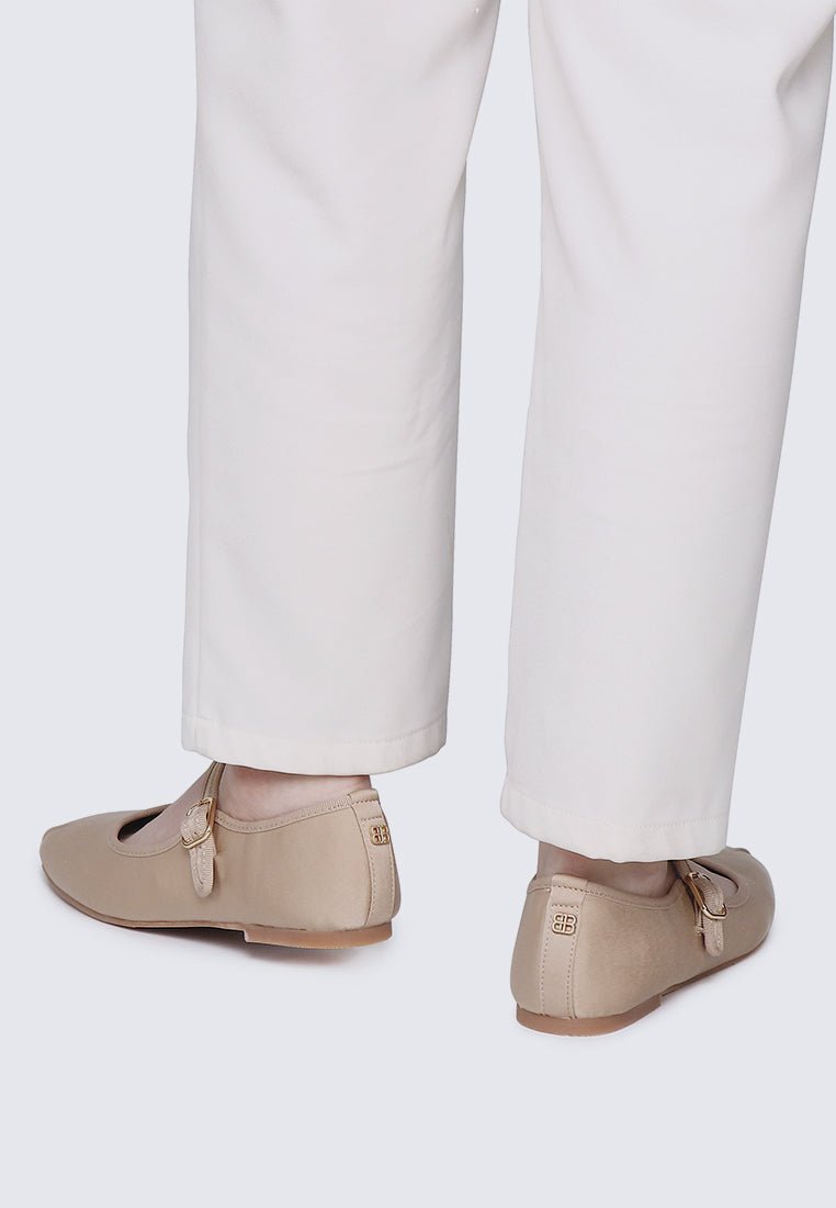 Faye FlexFit Comfy Ballerina In KhakiBallerina - myballerine