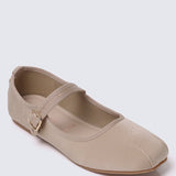 Faye FlexFit Comfy Ballerina In KhakiBallerina - myballerine