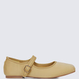 Faye FlexFit Comfy Ballerina In MustardBallerina - myballerine