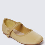 Faye FlexFit Comfy Ballerina In MustardBallerina - myballerine