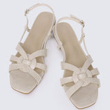 Finley Comfy Sandals In AlmondSandals - myballerine