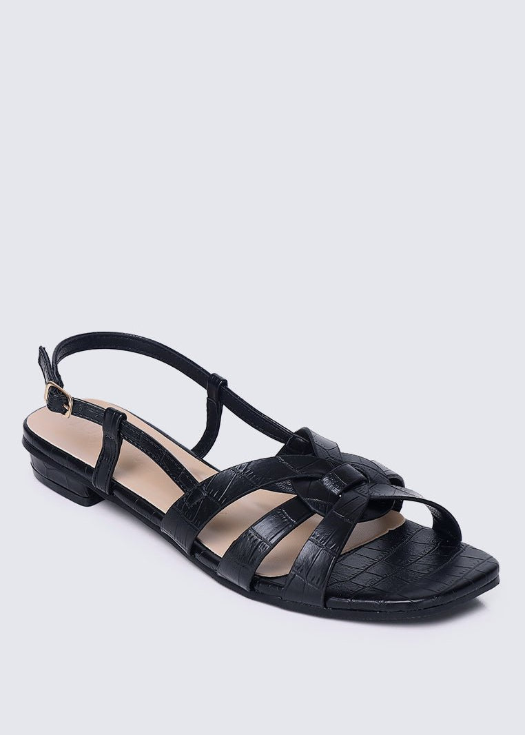 Finley Comfy Sandals In BlackSandals - myballerine