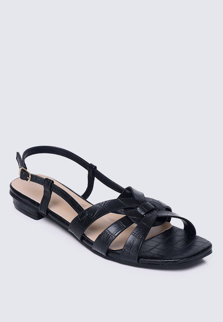Finley Comfy Sandals In BlackSandals - myballerine