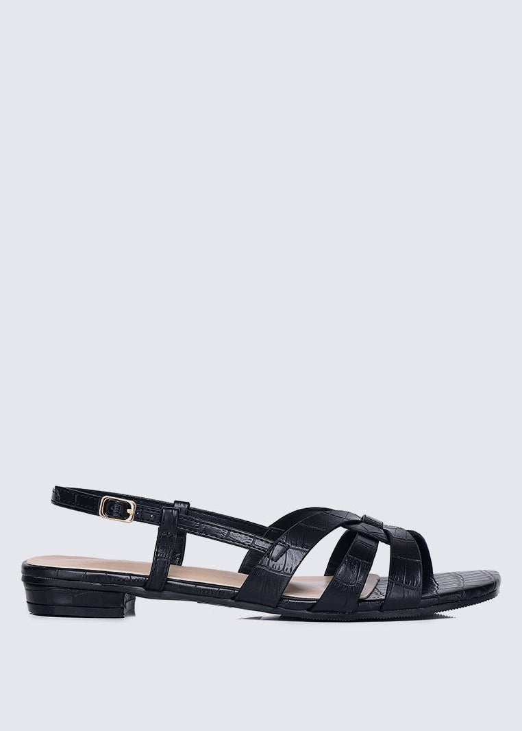Finley Comfy Sandals In BlackSandals - myballerine