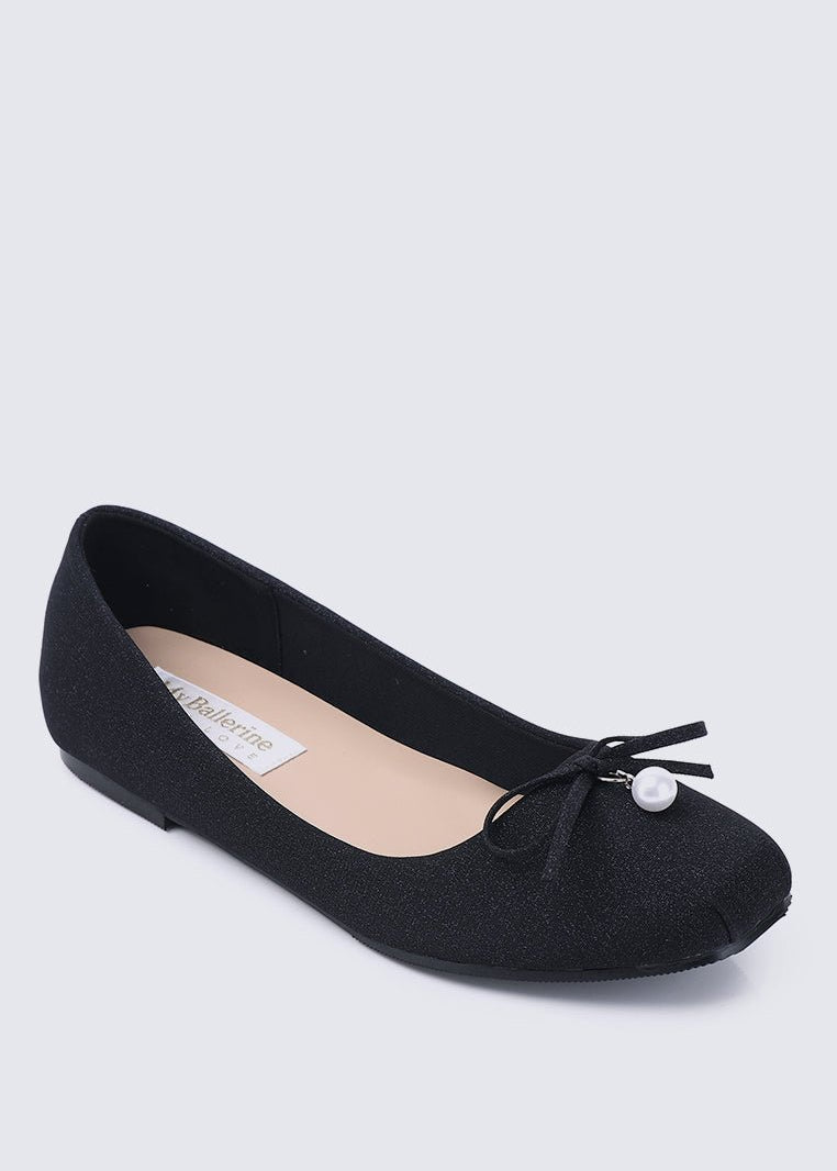 Gem Comfy Ballerina In BlackShoes - myballerine