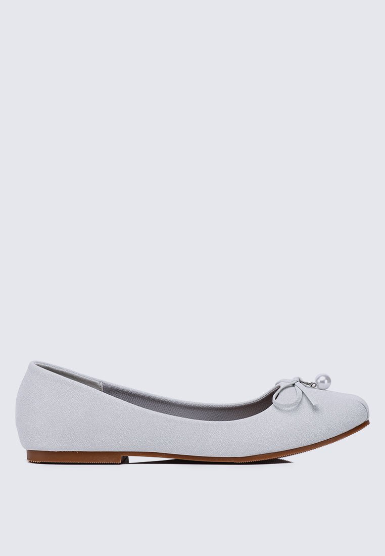 Gem Comfy Ballerina In SilverBallerina - myballerine