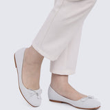 Gem Comfy Ballerina In SilverShoes - myballerine