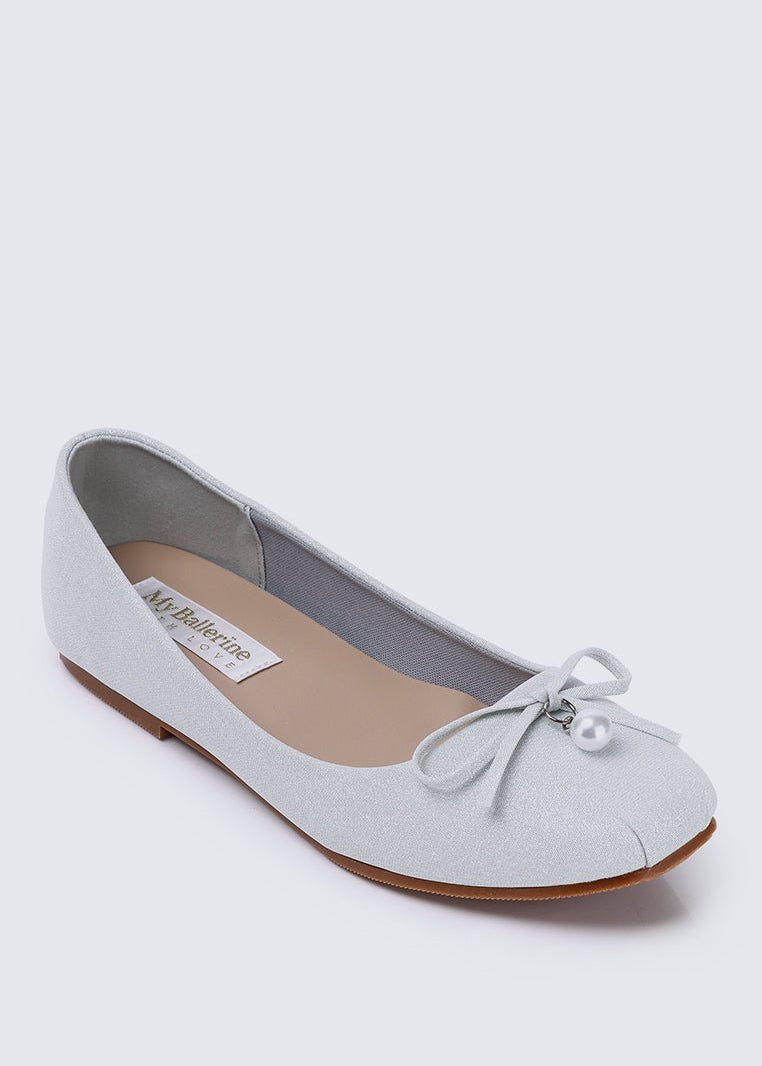 Gem Comfy Ballerina In SilverShoes - myballerine