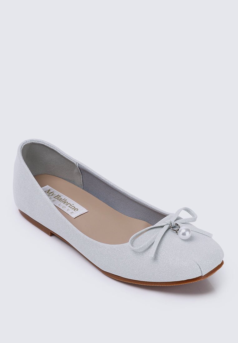 Gem Comfy Ballerina In SilverShoes - myballerine