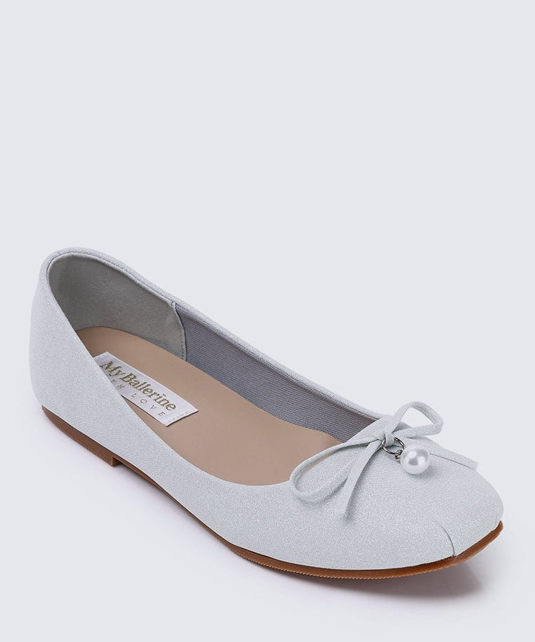 Gem Comfy Ballerina In SilverShoes - myballerine