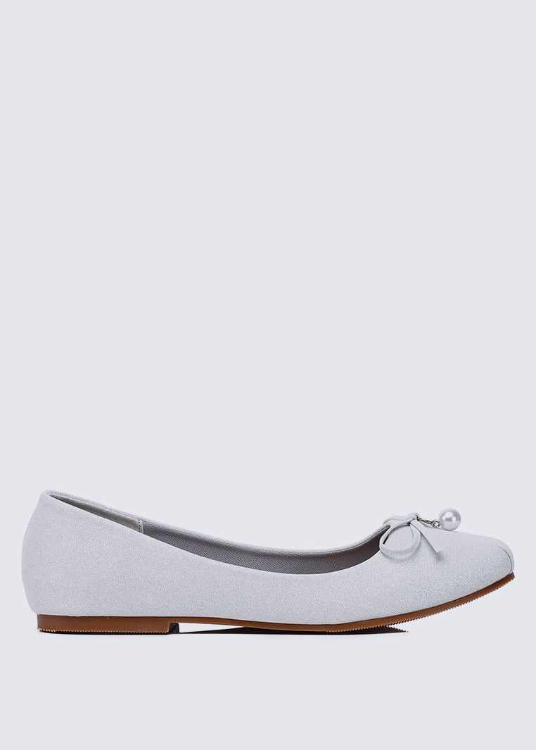 Gem Comfy Ballerina In SilverShoes - myballerine