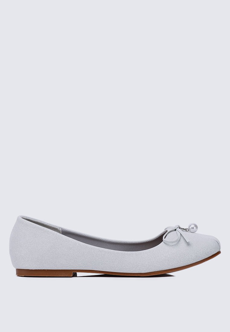 Gem Comfy Ballerina In SilverShoes - myballerine