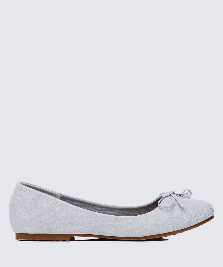 Gem Comfy Ballerina In SilverShoes - myballerine