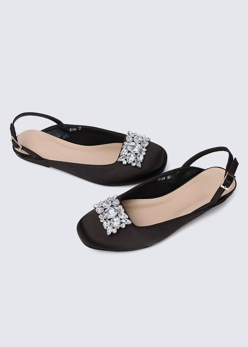 Gemie Comfy Ballerina In BlackShoes - myballerine