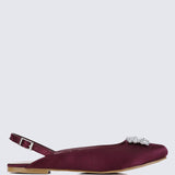 Gemie Comfy Ballerina In MaroonShoes - myballerine