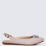 Gemie Comfy Ballerina In NudeShoes - myballerine