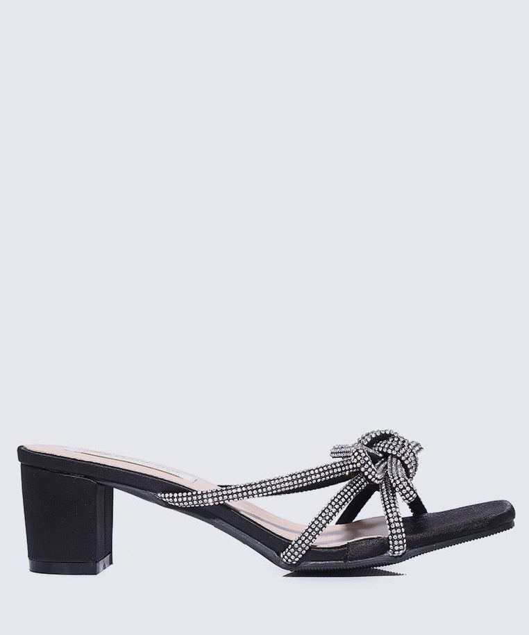 Genevieve Comfy Heels In BlackShoes - myballerine