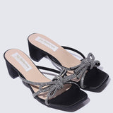 Genevieve Comfy Heels In BlackShoes - myballerine