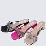 Genevieve Comfy Heels In BlackShoes - myballerine