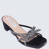 Genevieve Comfy Heels In BlackShoes - myballerine