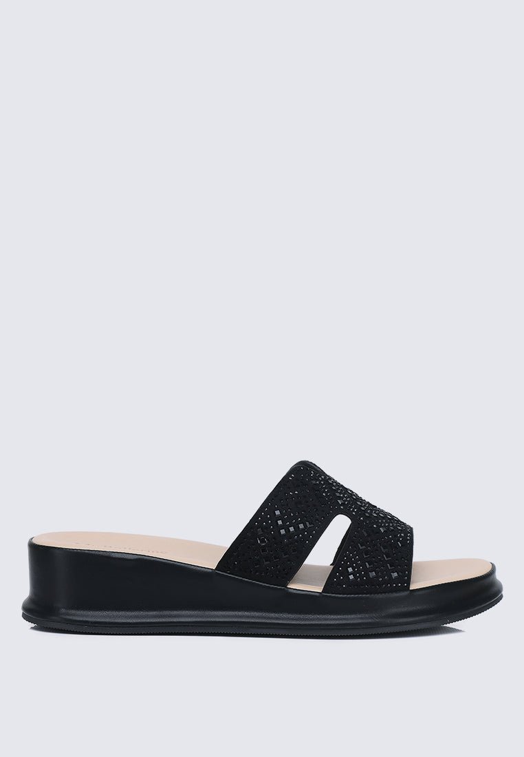 Gentle Feet Comfy Wedges In BlackShoes - myballerine