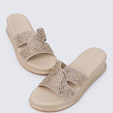 Gentle Feet Comfy Wedges In NudeShoes - myballerine