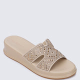 Gentle Feet Comfy Wedges In NudeShoes - myballerine
