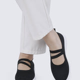Gentle Walk Comfy Sneakers In BlackShoes - myballerine