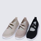 Gentle Walk Comfy Sneakers In BlackSneakers - myballerine