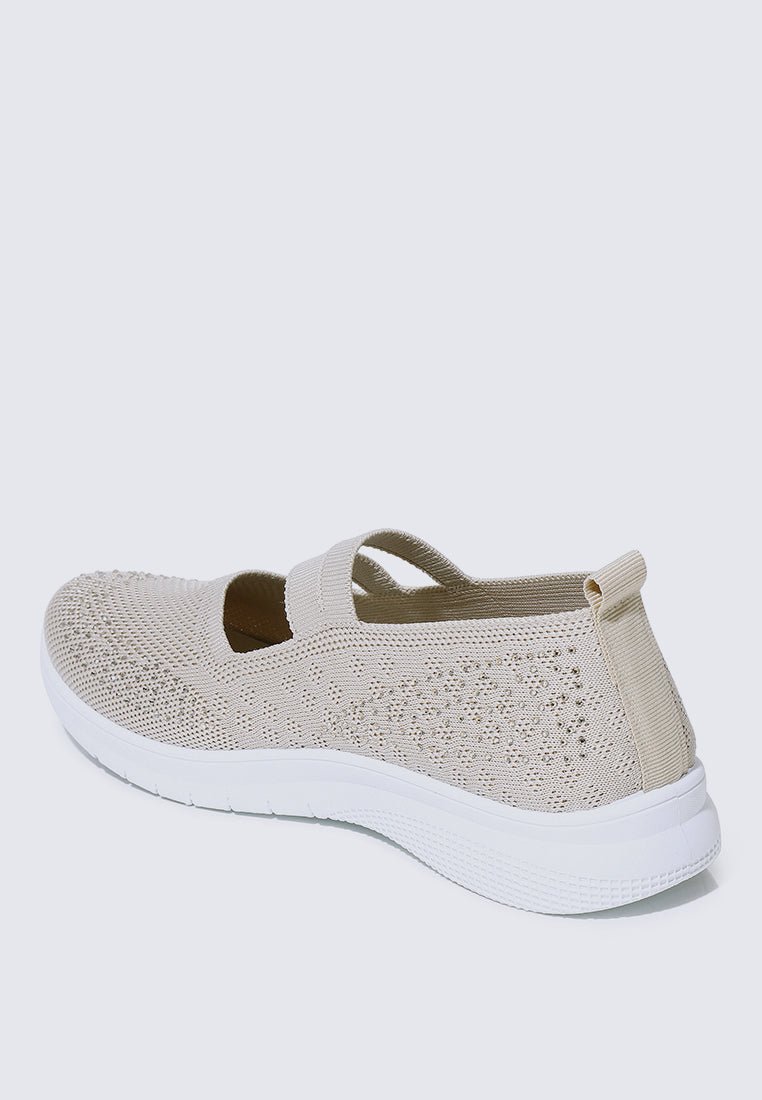 Gentle Walk Comfy Sneakers In NudeShoes - myballerine