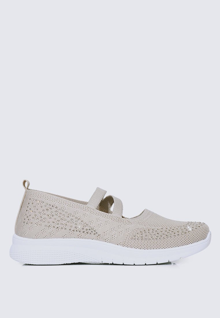 Gentle Walk Comfy Sneakers In NudeShoes - myballerine