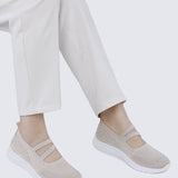Gentle Walk Comfy Sneakers In NudeShoes - myballerine