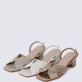 Gia Comfy Heels In AlmondShoes - myballerine