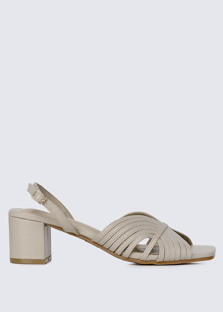 Gia Comfy Heels In AlmondShoes - myballerine