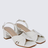 Gia Comfy Heels In Off WhiteShoes - myballerine