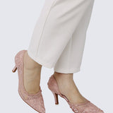 Giana Comfy Pumps In Pink - myballerine