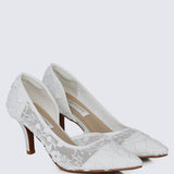 Giana Comfy Pumps In WhiteShoes - myballerine