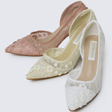 Giana Comfy Pumps In WhiteShoes - myballerine