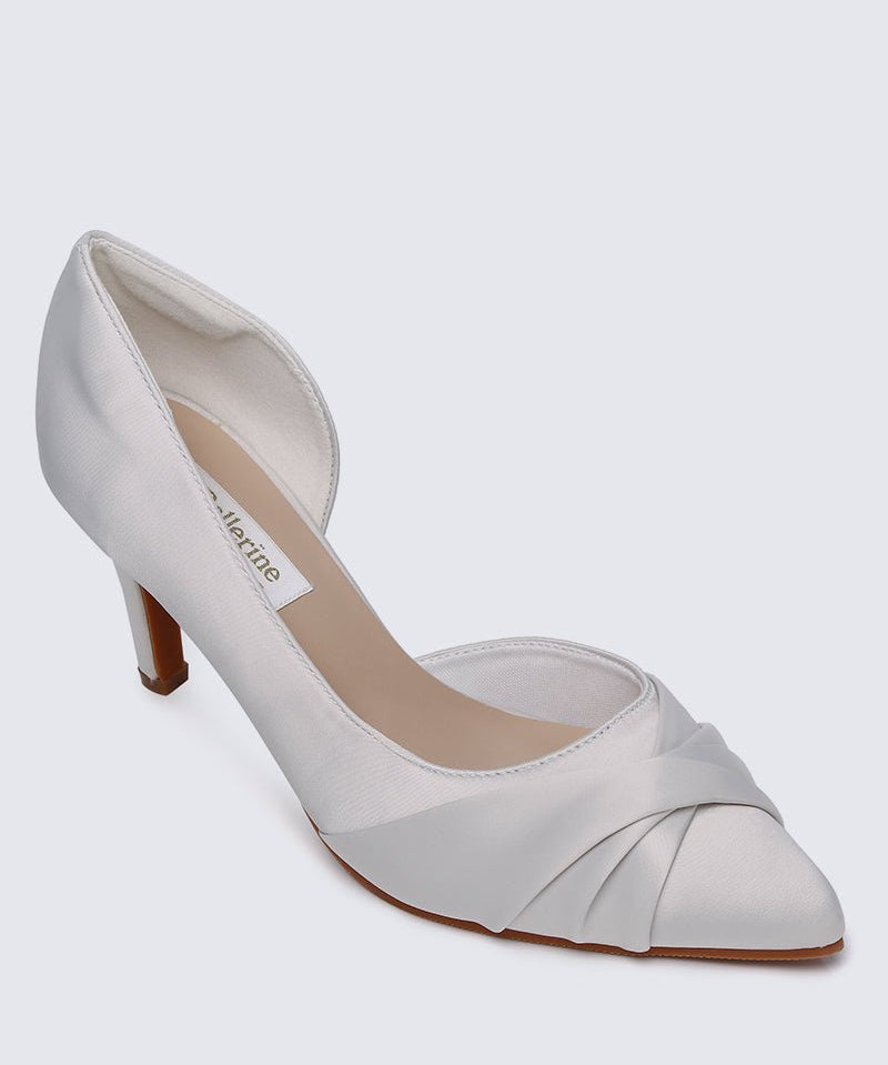 Ginny Comfy Pumps In IvoryShoes - myballerine