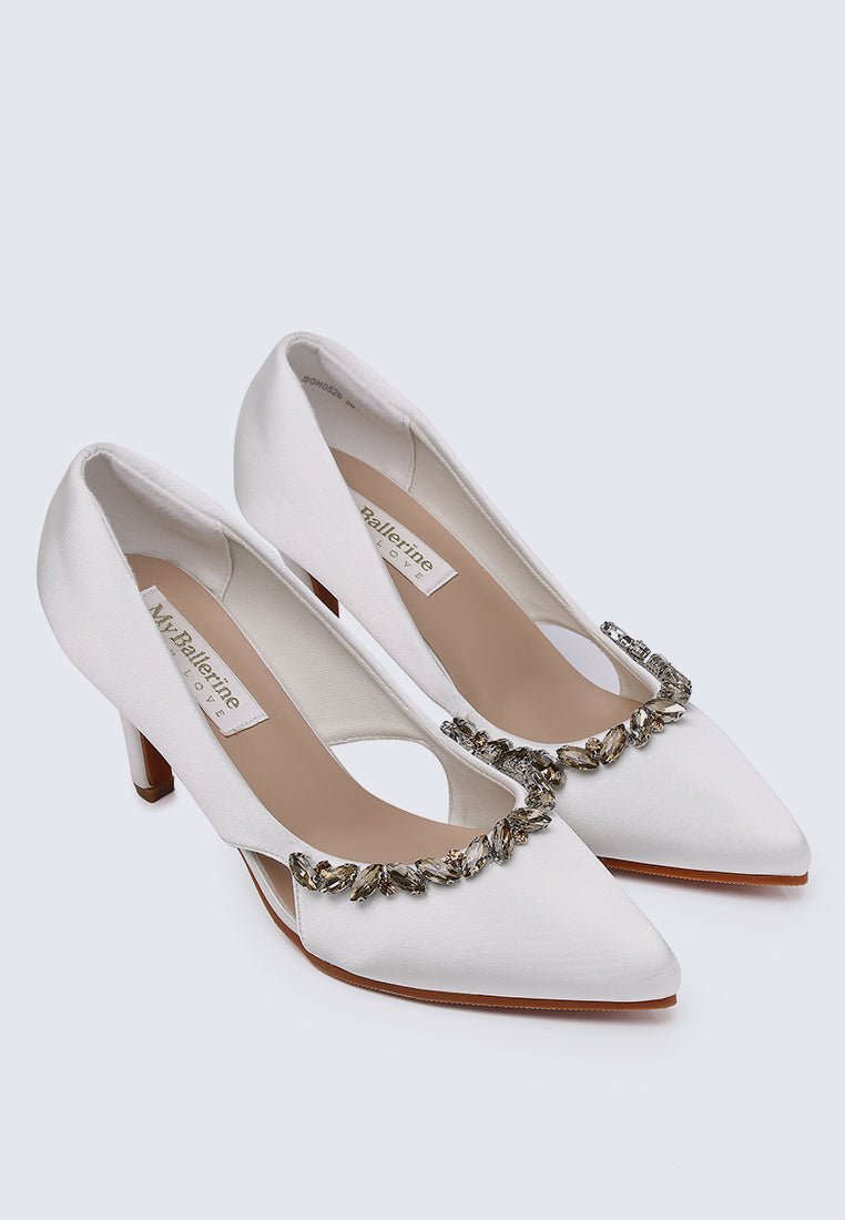 Gisele Comfy Pumps In IvoryShoes - myballerine