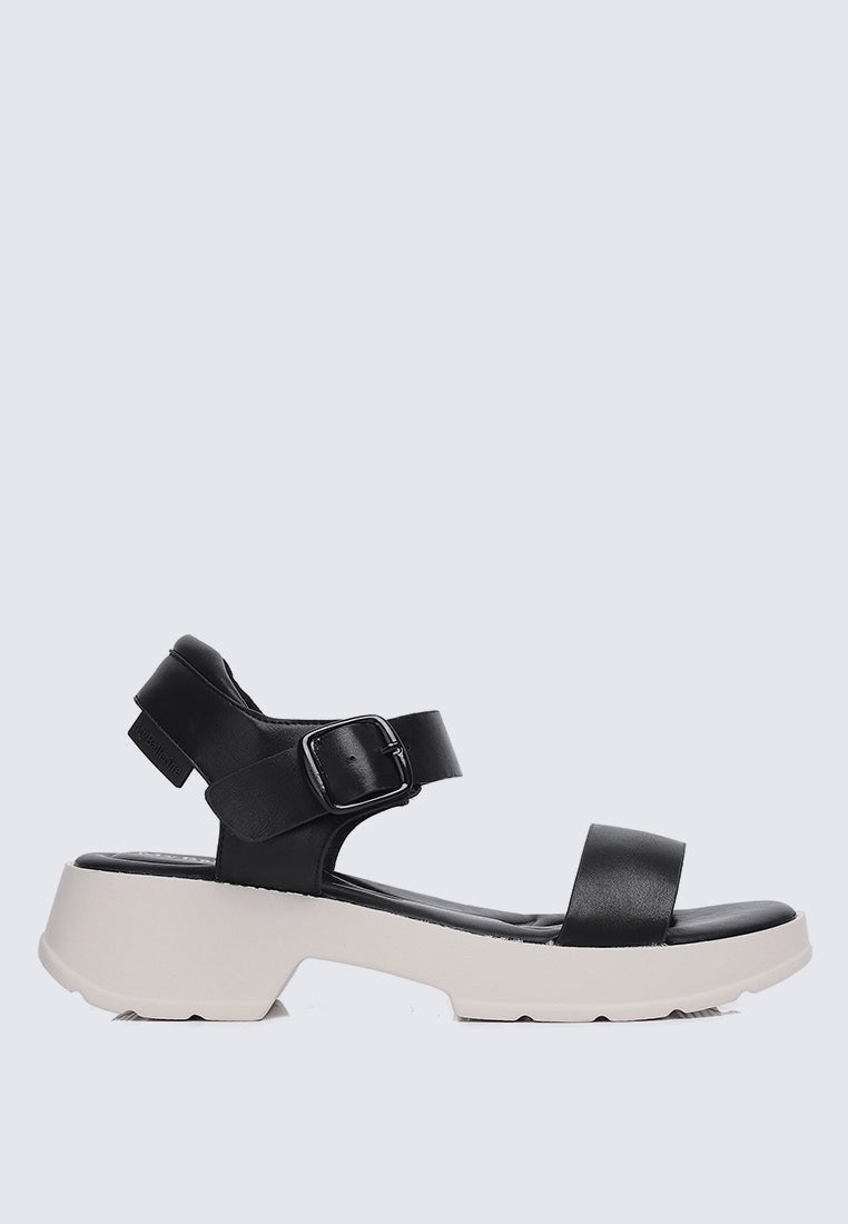 Go Walk Comfy Sandals In BlackShoes - myballerine
