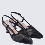 Gwen Comfy Heels In BlackShoes - myballerine