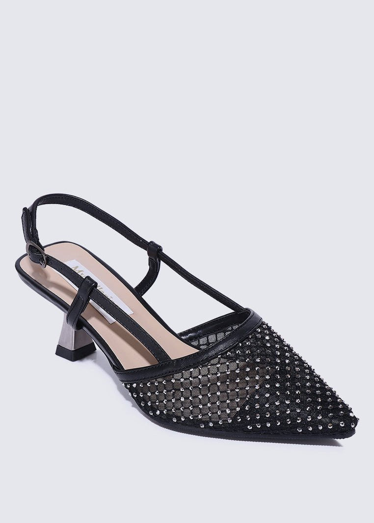 Gwen Comfy Heels In BlackShoes - myballerine