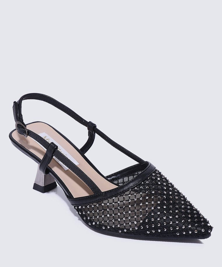 Gwen Comfy Heels In BlackShoes - myballerine