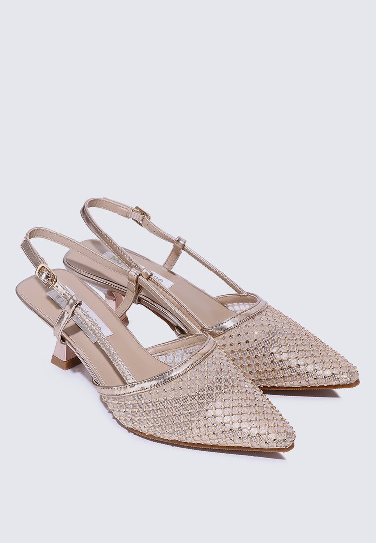 Gwen Comfy Heels In PinkShoes - myballerine