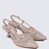 Gwen Comfy Heels In PinkShoes - myballerine